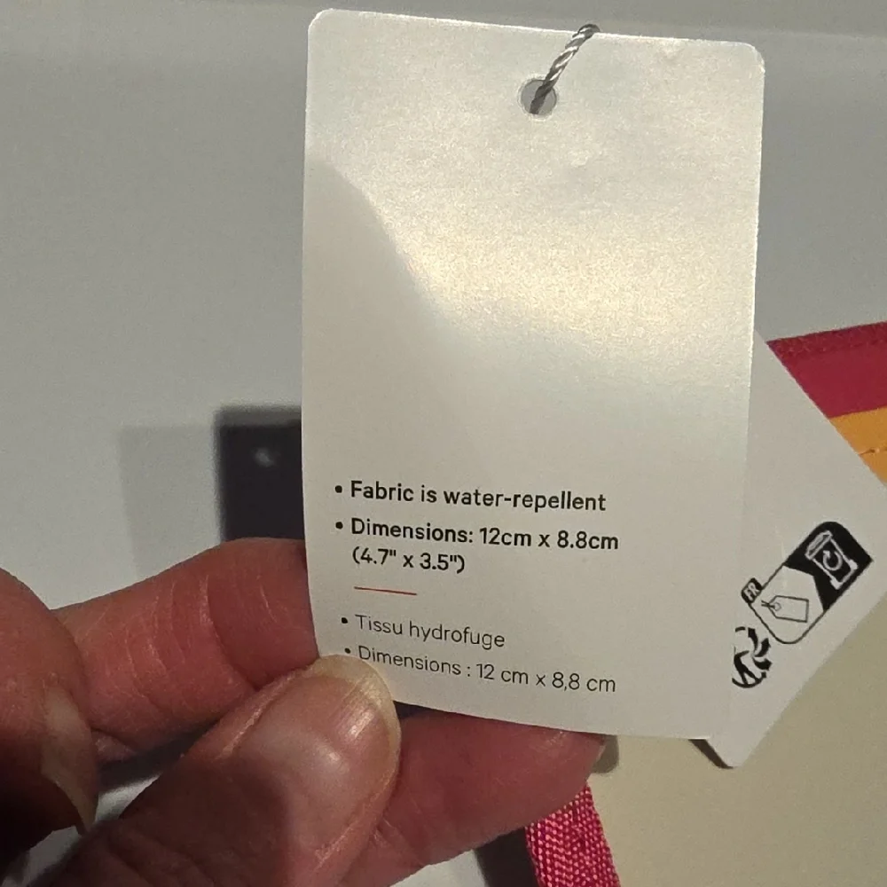 Lululemon Athletica Pink and Cream Card Holder